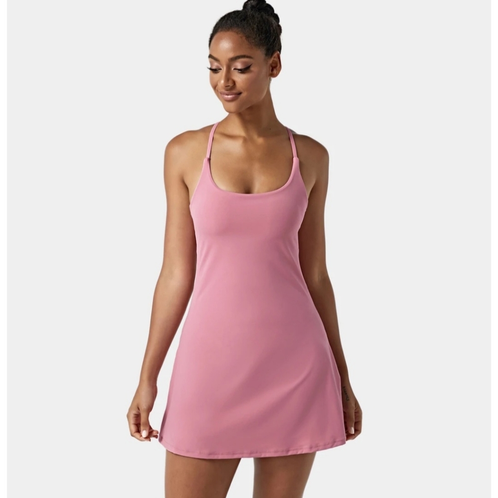 Halara 2-in-1 Activity Dress Euphoria Air, Size S, Pink